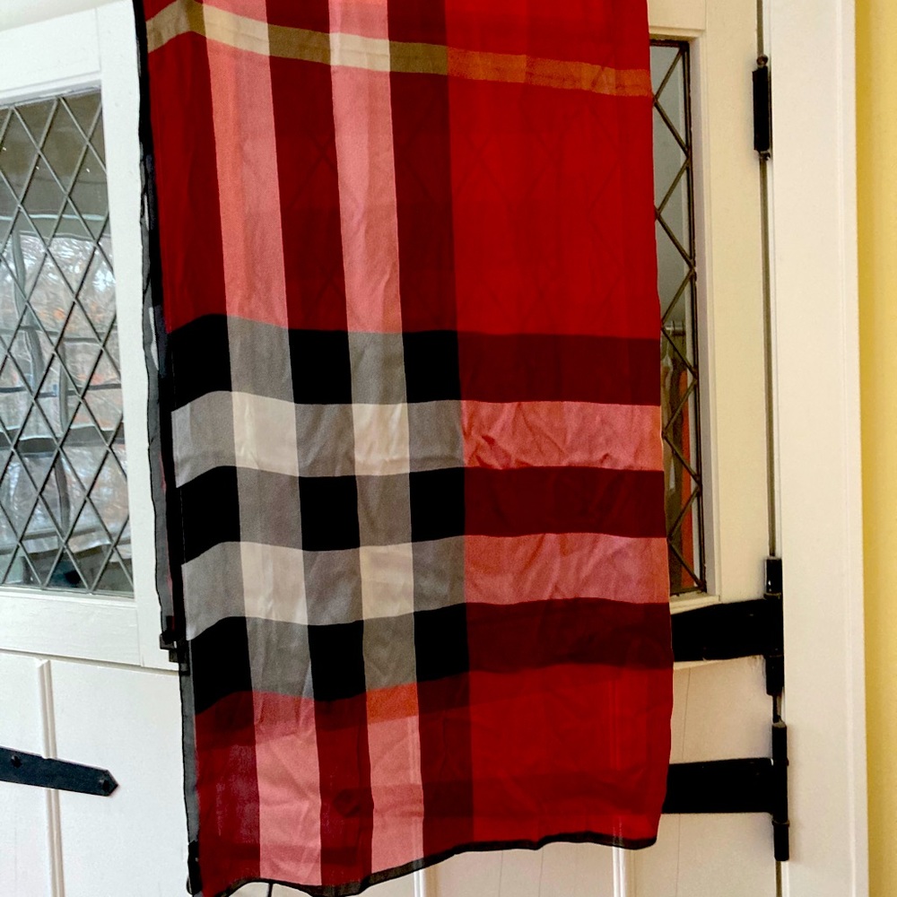 Burberry silk scarf